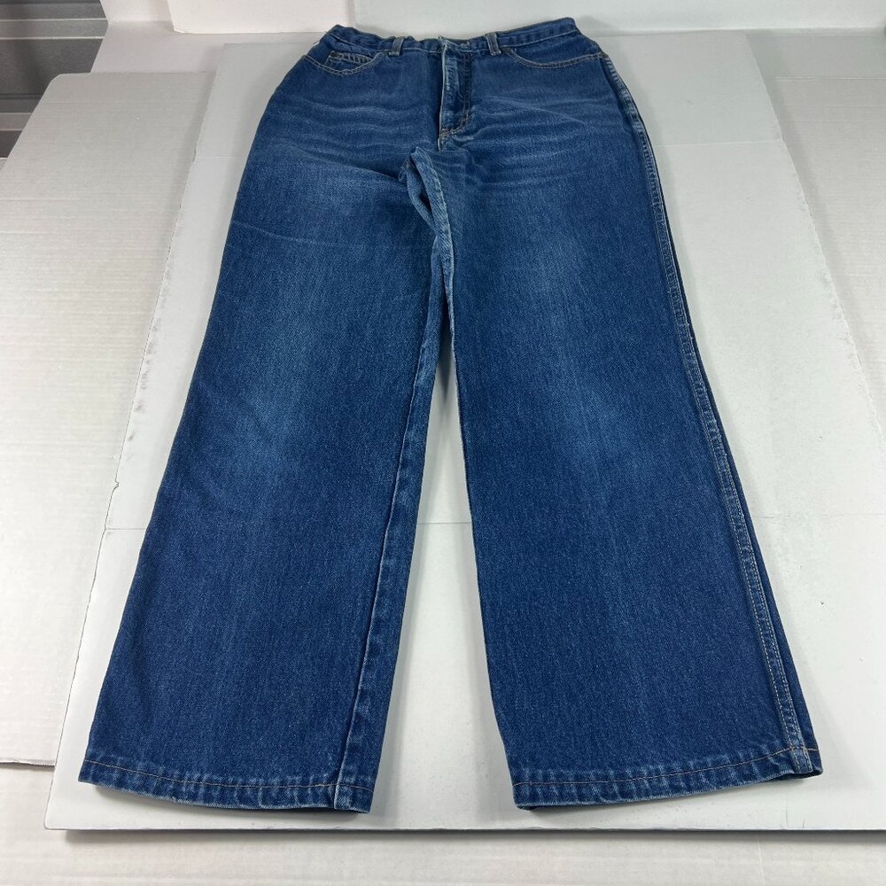 VTG 80s Calvin Klein Jeans Women's 28x29* High Rise Straight Blue Denim Tag 12